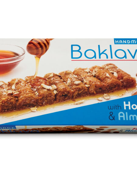 Μπακλαβάς με μέλι και αμύγδαλο
