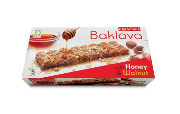 Μπακλαβάς με μέλι και καρύδι