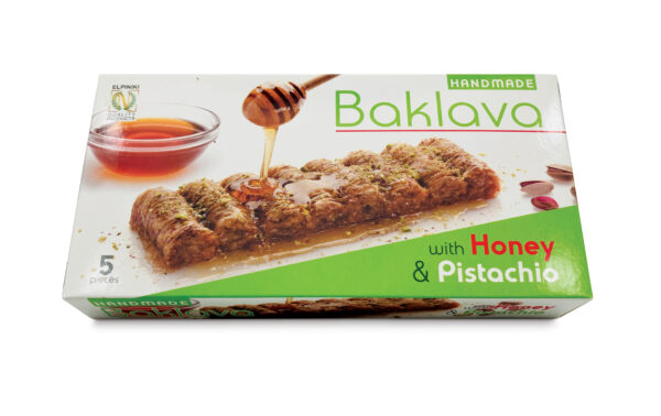 Μπακλαβάς με μέλι και φυστίκι