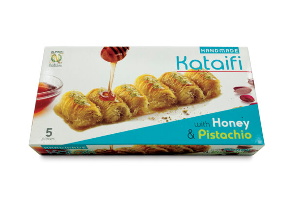 Κανταΐφι με μέλι και φυστίκι