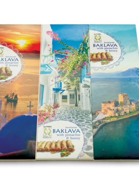 Μπακλαβάς με μέλι και αμύγδαλο