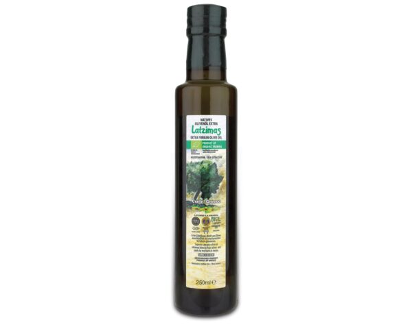 Ελαιόλαδο ΒΙΟ 250ml 'Λατζιμάς'