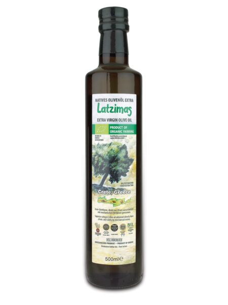 Ελαιόλαδο ΒΙΟ 500ml ‘Λατζιμάς’