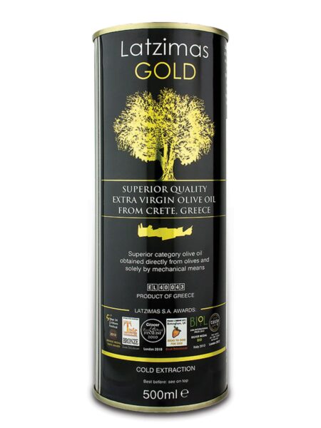 Ελαιόλαδο 500ml ‘Λατζιμάς’ GOLD